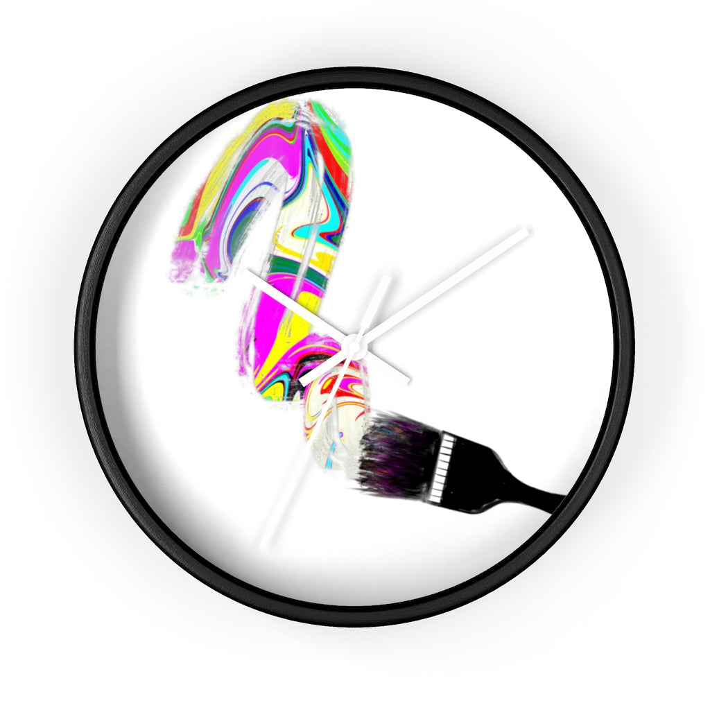 "Paintbrush" Wall clock