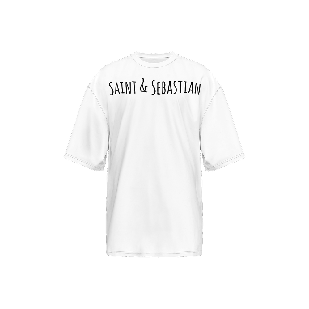 "Saint & Sebastian" Logo Oversized Tee